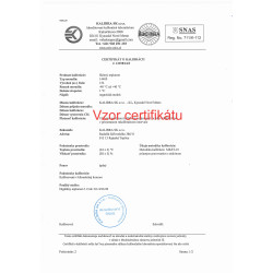 Kalibrovaný teplomer 144000 do chladničky s certifikátom o kalibrácii v bodoch 0, 4, 6, 8, 10 °C Kalibrovaný teplomer 144000 do chladničky s certifikátom o kalibrácii v bodoch 0, 4, 6, 8, 10 °C