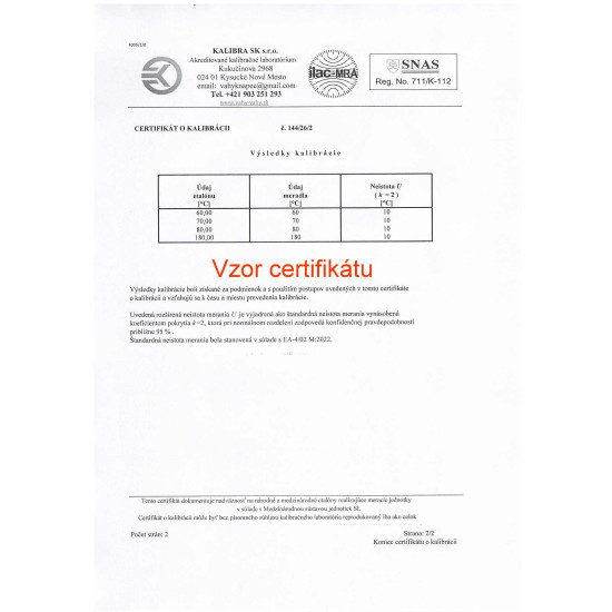 Vpichový teplomer TFA 141024 s certifikátom o kalibrácii (60, 70, 80, 180 °C) Vpichový teplomer TFA 141024 s certifikátom o kalibrácii (60, 70, 80, 180 °C)