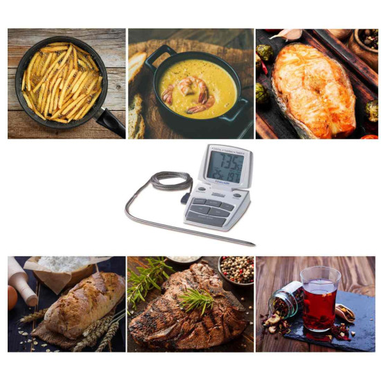 TFA 141500 teplomer na pečenie a varenie s bezdrôtovou sondou s certifikátom o kalibrácii (50, 150, 200 °C) TFA 141500 teplomer na pečenie a varenie s bezdrôtovou sondou s certifikátom o kalibrácii (50, 150, 200 °C)