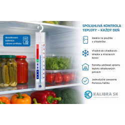 Teplomer 144000 do chladničky s certifikátom o kalibrácii (0, 4, 6, 8, 10 °C)