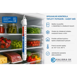 Teplomer TFA 144003 do chladničky s certifikátom o kalibrácii (0, 4, 6, 8, 10 °C)