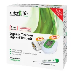 Tlakomer Microlife BP 3AG1 IHB s teplomerom MT 3001 zelený