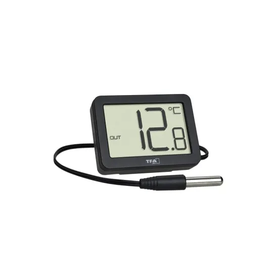 Kalibrovaný teplomer TFA 30.1066.01 do chladničky s certifikátom o kalibrácii v bodoch 0, 4, 6, 8, 10 °C