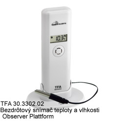 TFA 30330202 Transmitter teploty a vlhkosti s certifikátom  (15, 20, 25, 30 °C / 30, 50, 70 %)