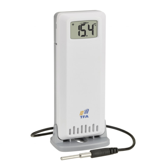 TFA 30.3902.02 Transmitter teploty so sondou pre chladničku s certifikátom v bodoch:  0, 4, 6, 8, 10 °C 