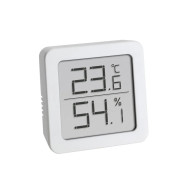 Vlhkomer s teplomerom TFA 30.5051.02 pre suchý, chladný a chladený sklad s certifikátom o kalibrácii (2, 6, 10, 20, 30 °C / 30, 50, 70, 80, 90 %)