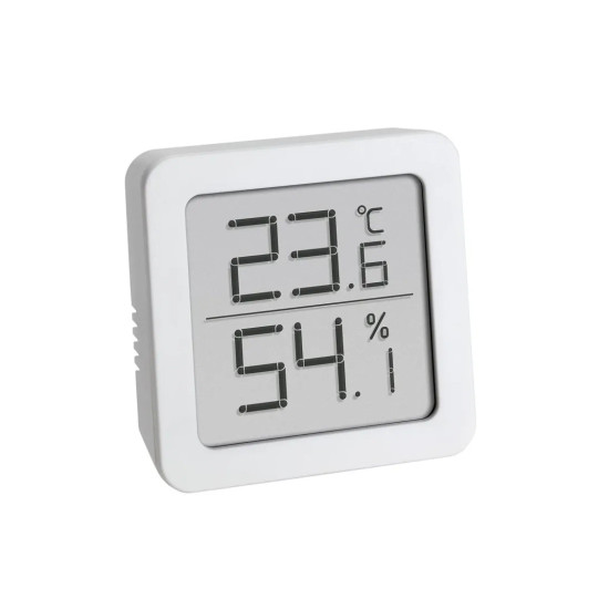 Kalibrovaný vlhkomer s teplomerom TFA 30.5051.02  pre suchý, chladný a chladený sklad s certifikátom o kalibrácii