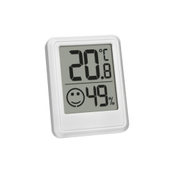 Univerzálny vlhkomer s teplomerom TFA 305060 s certifikátom o kalibrácii (2, 6, 10, 20, 30 °C / 30, 50, 70, 80, 90 %)