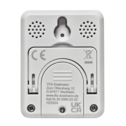 Univerzálny vlhkomer s teplomerom TFA 305060 s certifikátom o kalibrácii (2, 6, 10, 20, 30 °C / 30, 50, 70, 80, 90 %) Univerzálny vlhkomer s teplomerom TFA 305060 s certifikátom o kalibrácii (2, 6, 10, 20, 30 °C / 30, 50, 70, 80, 90 %)