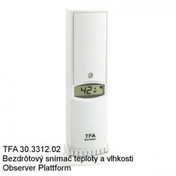 TFA 30.3312.02 Transmitter teploty a vlhkosti TFA 30.3312.02 Transmitter teploty a vlhkosti