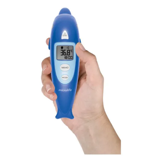 Infračervený detský teplomer Microlife NC400 na meranie teploty ľudského tela Infračervený detský teplomer Microlife NC400 na meranie teploty ľudského tela