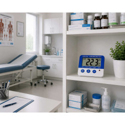 Kalibrovaný priestorový teplomer C601 pre ambulancie (10, 15, 20, 25, 30 °C)