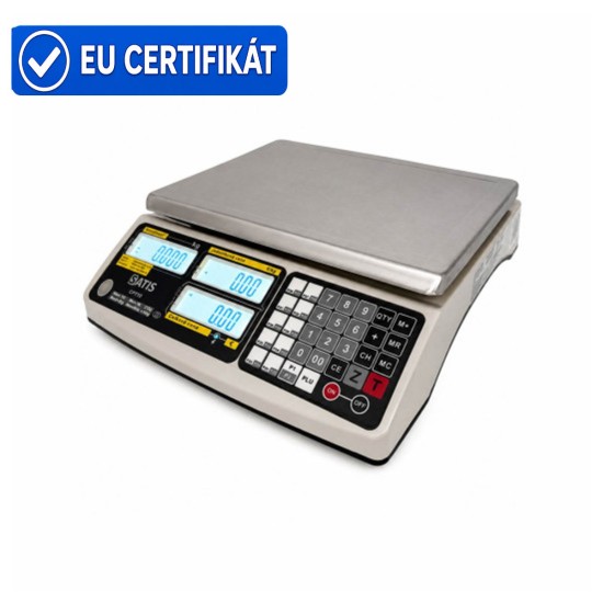 Obchodná váha CPT-10 do 15 kg s výpočtom ceny a RS232 pripojením k pokladni Obchodná váha CPT-10 do 15 kg s výpočtom ceny a RS232 pripojením k pokladni