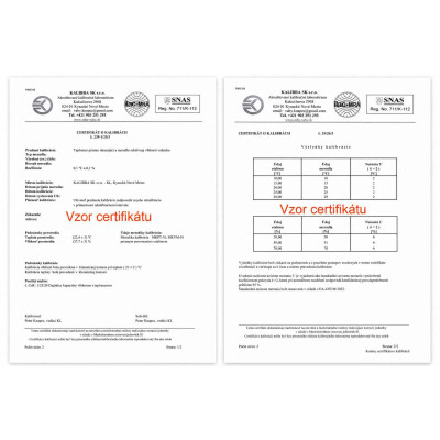 Ako čítať certifikát o kalibrácii vydaný akreditovaným laboratóriom KALIBRA SK s.r.o.?