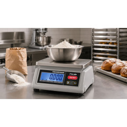 Gastro váha D1 do 15 kg s displejom z prednej strany a akumulátorom