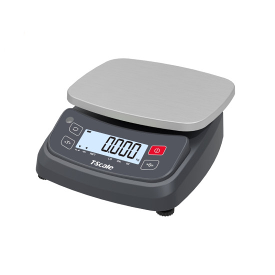 Obchodná váha ED 6/15 kg z displejom s prednej strany a akumulátorom