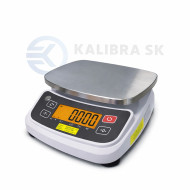 Gastro vodeodolná váha EDW do 30 kg s displejom z prednej strany a akumulátorom (IP68/IP69K)