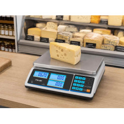 Obchodná váha GR-15 do 15 kg s výpočtom ceny 