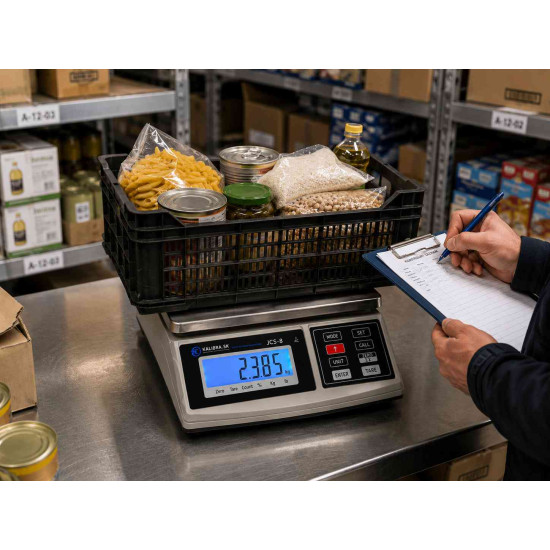 Kontrolná váha JCS-B do 30 kg s certifikátom o kalibrácii 