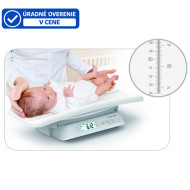 Lekárska kojenecká váha CHARDER MS3510, úradne overená, do 20 kg Lekárska kojenecká váha CHARDER MS3510, úradne overená, do 20 kg