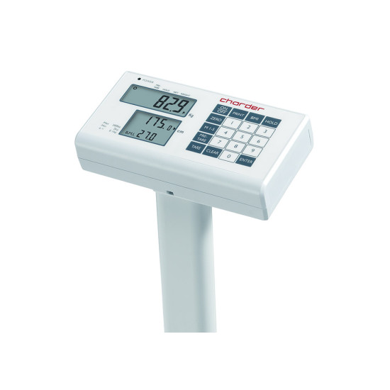 Lekárska osobná váha CHARDER MS4910 s výškomerom - úradne overená, do 300 kg 