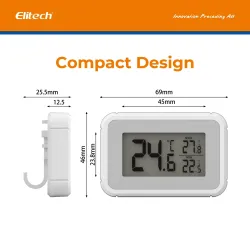 Teplomer Elitech TM-2T do chladničky s certifikátom o kalibrácii (0, 4, 6, 8, 10 °C) Teplomer Elitech TM-2T do chladničky s certifikátom o kalibrácii (0, 4, 6, 8, 10 °C)