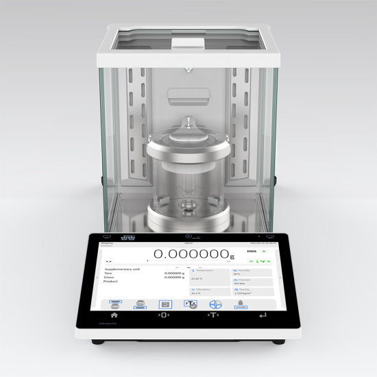 Mikro váhy RADWAG XA 5Y.M.A.P – mikrováhy pre kalibráciu pipiet 1 µg Mikro váhy RADWAG XA 5Y.M.A.P – mikrováhy pre kalibráciu pipiet 1 µg