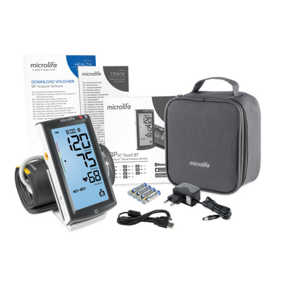 Tlakomer Microlife BP A7 Touch BT s dotykovým displejom