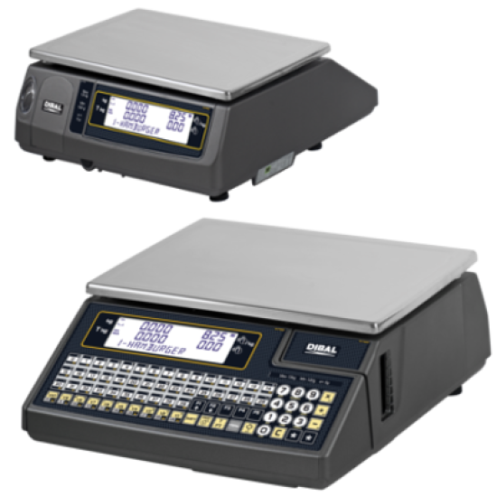 Etiketovacia váha DIBAL Wind W-025 flat do 15 kg s tlačou etikety/účtenky Etiketovacia váha DIBAL Wind W-025 flat do 15 kg s tlačou etikety/účtenky