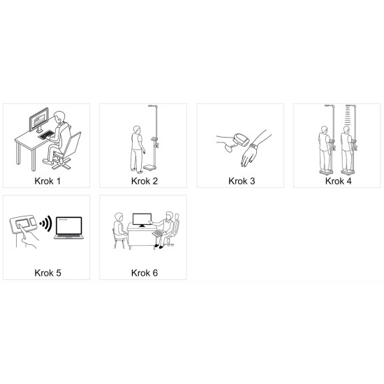 Lekárska váha CHARDER MS4980 s ultrazvukovým výškomerom - úradne overená, do 300 kg