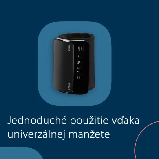 Tlakomer OMRON EVOLV bez hadičiek a káblov Tlakomer OMRON EVOLV bez hadičiek a káblov