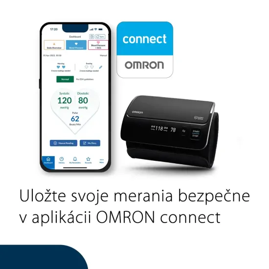 Tlakomer OMRON EVOLV bez hadičiek a káblov Tlakomer OMRON EVOLV bez hadičiek a káblov