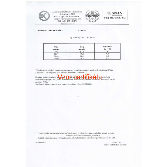 Greisinger GTH 200 air s certifikátom o kalibrácii (10, 20, 30 °C) Greisinger GTH 200 air s certifikátom o kalibrácii (10, 20, 30 °C)