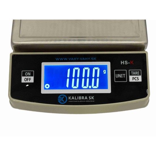 Kontrolná gastro váha HS-K do 3 kg Kontrolná gastro váha HS-K do 3 kg