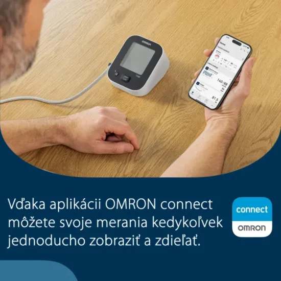 Tlakomer Omron M2 Plus Connect s adaptérom Tlakomer Omron M2 Plus Connect s adaptérom