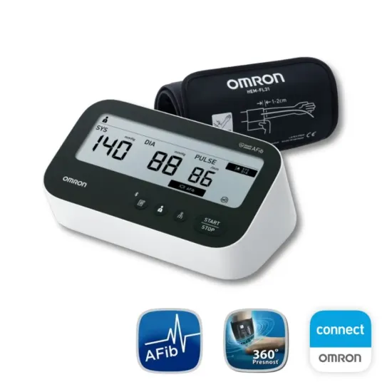 Tlakomer Omron M4 Connect AFIB s adaptérom Tlakomer Omron M4 Connect AFIB s adaptérom