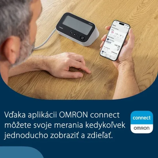 Tlakomer Omron M4 Connect AFIB s adaptérom Tlakomer Omron M4 Connect AFIB s adaptérom