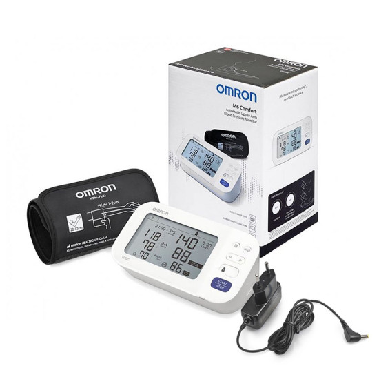 Tlakomer Omron M6 Comfort AFIB s adaptérom