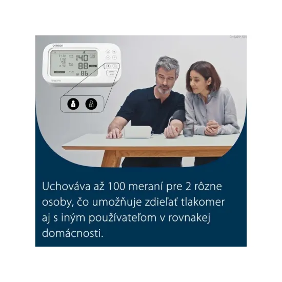 Tlakomer Omron M6 Comfort AFIB s adaptérom
