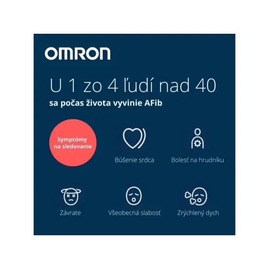Tlakomer Omron M6 Comfort AFIB s adaptérom