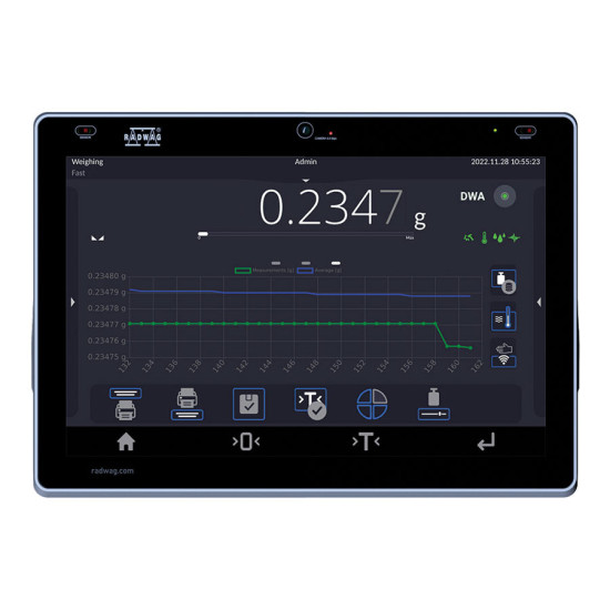 Analyzátor vlhkosti RADWAG MA 5Y.IC (interná kalibrácia)