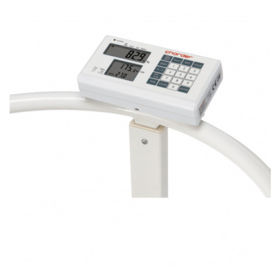 Lekárska osobná váha so zábradlím CHARDER MS2504, úradne overená, do 300 kg 