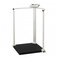 Lekárska osobná váha so zábradlím CHARDER MS2504, úradne overená, do 300 kg 