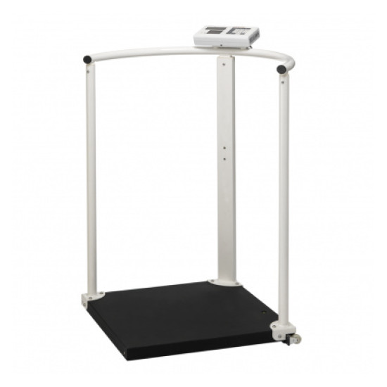 Lekárska osobná váha so zábradlím CHARDER MS2504, úradne overená, do 300 kg 