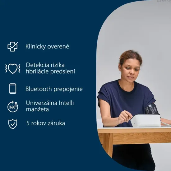 Tlakomer OMRON M7 Intelli IT AFIB s adaptérom Tlakomer OMRON M7 Intelli IT AFIB s adaptérom