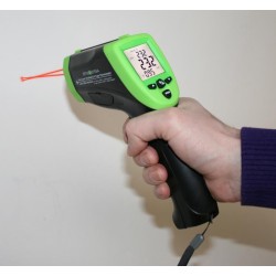 Kalibrovaný infračervený teplomer 615A - profesionálny teplomer od -50 do 1200°C s certifikátom o kalibrácii