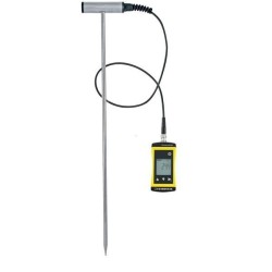 Kalibrovaný teplomer Greisinger SoilTemp 1700 na meranie teploty pôdy, sena , štiepky, slamy, krmiva s certifikátom o kalibrácii v bodoch 20, 35, 50, 65, 90 °C Kalibrovaný teplomer Greisinger SoilTemp 1700 na meranie teploty pôdy, sena , štiepky, slamy, krmiva s certifikátom o kalibrácii v bodoch 20, 35, 50, 65, 90 °C