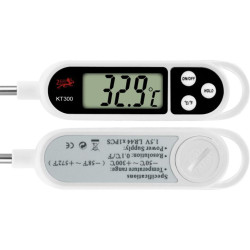 Vpichový teplomer KT300 pre výdaj stravy s certifikátom o kalibrácii pre výdaj stravy (60, 65, 70, 75, 80 °C) 