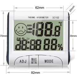 Vlhkomer s teplomerom DC102 Vlhkomer s teplomerom DC102