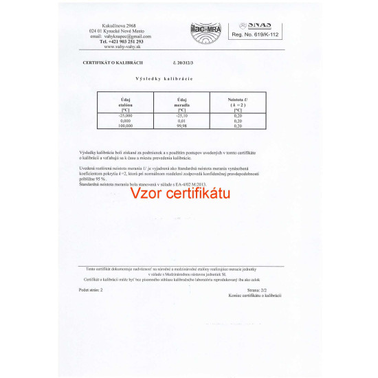 Vpichový teplomer Greisinger GMH 3710 s certifikátom o kalibrácii (−25, 0, 100 °C)